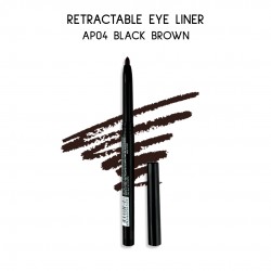 Ebo Retractable Waterproof Eyeliner Mechanical Eyeliner Pencil AP04 BLACK BROWN