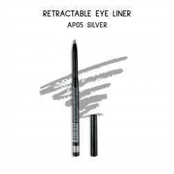 Ebo Retractable Waterproof Eyeliner Mechanical Eyeliner Pencil AP05 SILVER