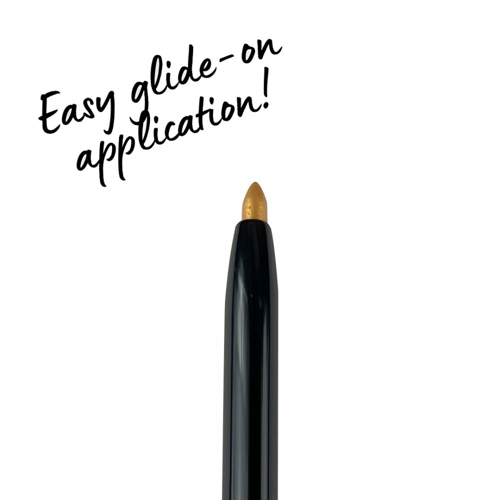 Ebo Retractable Waterproof Eyeliner Mechanical Eyeliner Pencil AP08 GOLD ( Pack Of 2 )