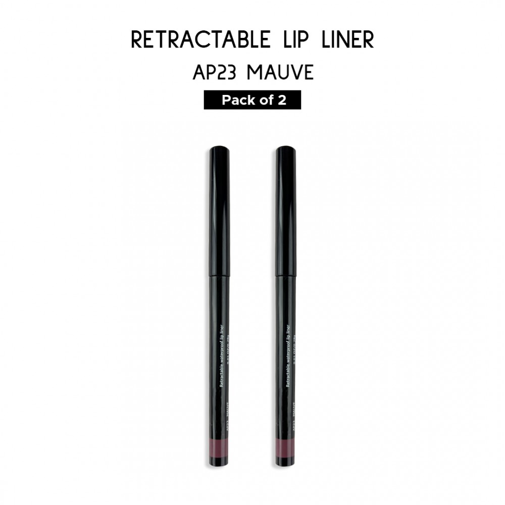 Ebo Retractable Waterproof Lipliner Mechanical Lipliner Pencil Ap23 Hot Red ( Pack Of 2 )