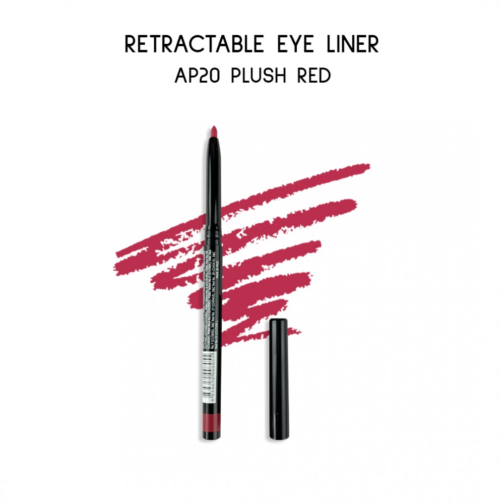 Ebo Retractable Waterproof Lipliner Mechanical Lipliner Pencil Ap20 Plush Red   ( Pack Of 2 )