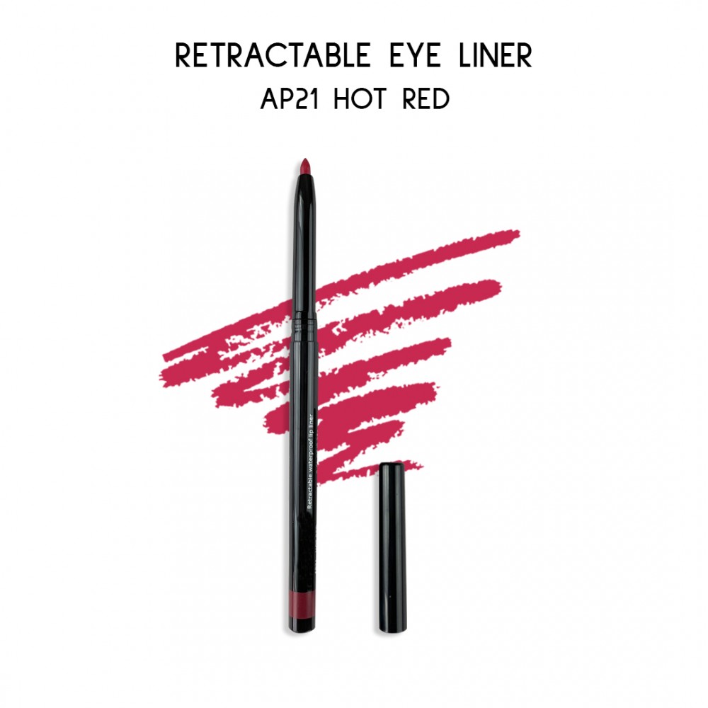 Free Shipping Ebo Retractable Waterproof Lipliner Mechanical Lipliner Pencil Ap21 Hot Red ( Pack Of 2 )