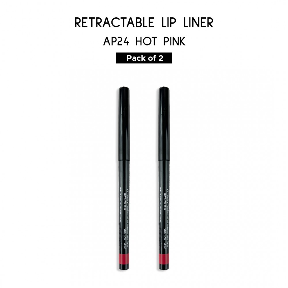 Ebo Retractable Waterproof Lipliner Mechanical Lipliner Pencil Ap23 Hot Red ( Pack Of 2 )