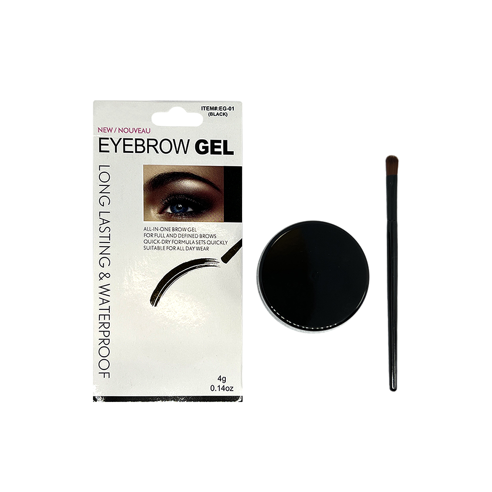 Free Shipping Ebo Eyebrow Gel Liner Waterproof Eye Liner Brush Black