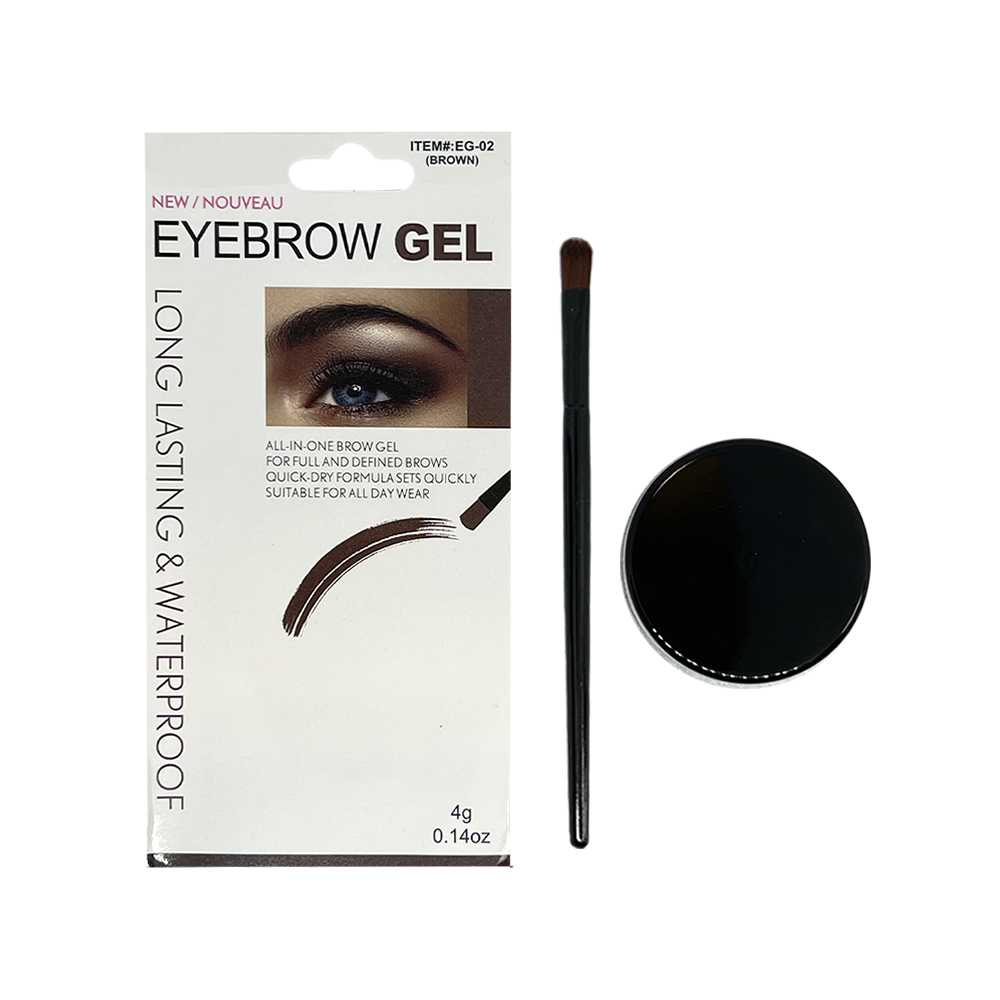Free Shipping Ebo Eyebrow Gel Liner Waterproof Eye Liner Brush Brown