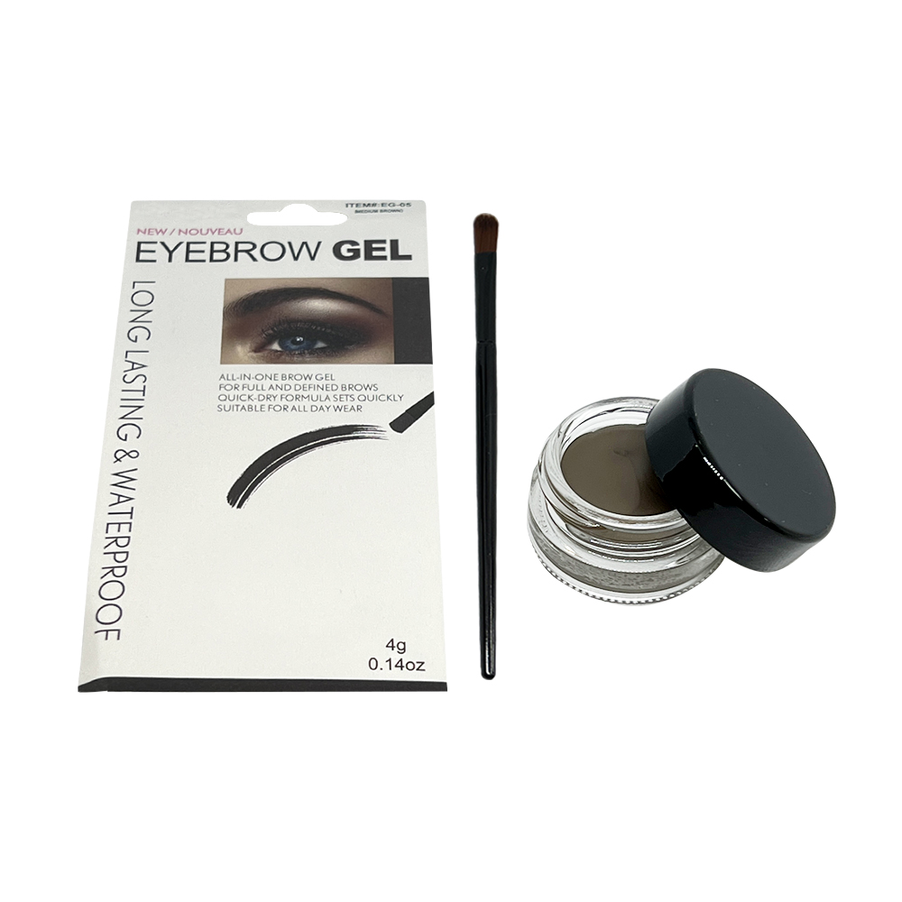 Free Shipping Ebo Eyebrow Gel Liner Waterproof Eye Liner Brush Medium Brown