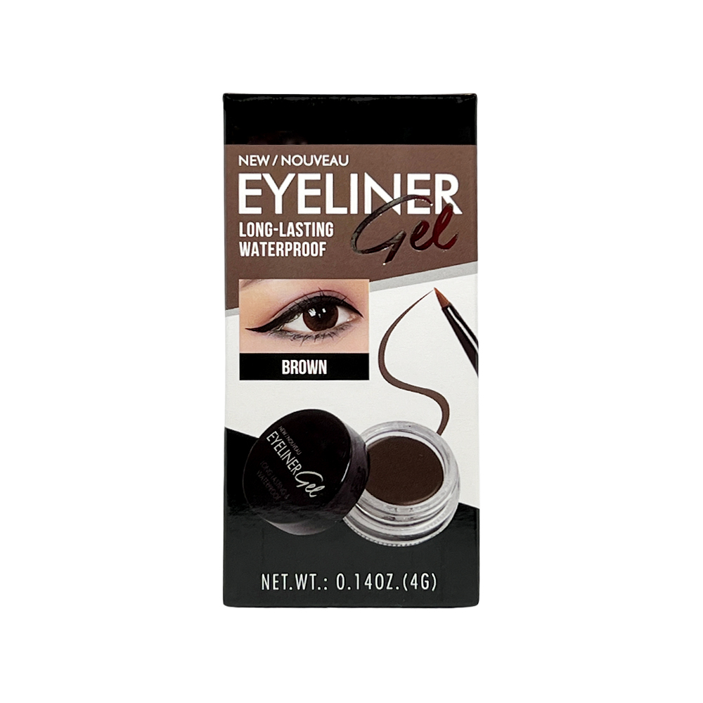 Free Shipping Ebo Gel Eyeliner Long Lasting Waterproof With Brush Brown