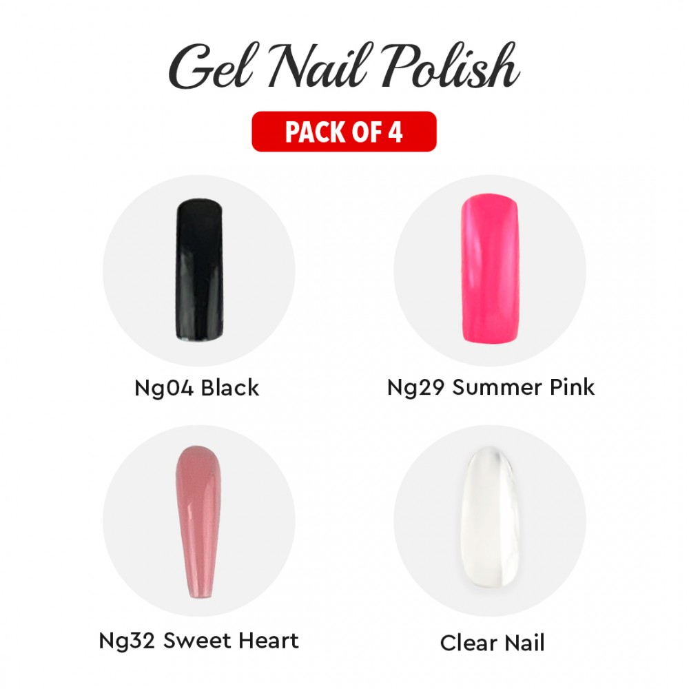 Free Shipping Ebo Gel Nail Polish Long Lasting Gel Set 4 color Black,Summer Pink, Sweetheart & Top Coat Free Shipping Ebo Gel Nail Polish Long Lasting Gel Set 4 color Black,Summer Pink, Sweetheart & Top Coat