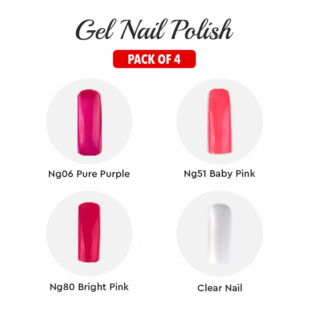 Free Shipping Ebo Gel Nail Polish Long Lasting Gel Set 4 color Gold Baby Pink Bright Pink & Top Coat Free Shipping Ebo Gel Nail Polish Long Lasting Gel Set 4 color Gold Baby Pink Bright Pink & Top Coat