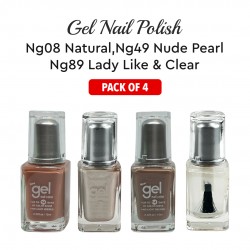 Ebo Gel Nail Polish Long Lasting Gel Set 4 Color Nude Pearl, Pink Jumbo Glitter, Natural & Top Coat Ebo Gel Nail Polish Long Lasting Gel Set 4 Color Nude Pearl, Pink Jumbo Glitter, Natural & Top Coat