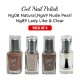 Free Shipping Ebo Gel Nail Polish Long Lasting Gel Set 4 color Nude Pearl, Pink jumbo Glitter, Natural & Top Coat