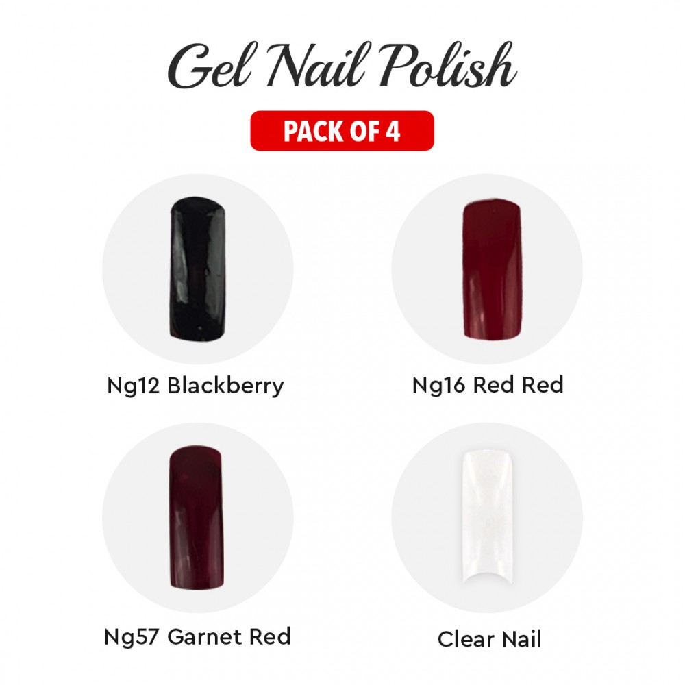 Free Shipping Ebo Gel Nail Polish Long Lasting Gel Set 4 color. Red Red, Blackberry, Garnet Red & Top Coat Free Shipping Ebo Gel Nail Polish Long Lasting Gel Set 4 color. Red Red, Blackberry, Garnet Red & Top Coat