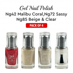 Ebo Gel Nail Polish Long Lasting Gel Set 4 Color Beige , Sand Texture Emerald, Malibo Coral & Top Coat Ebo Gel Nail Polish Long Lasting Gel Set 4 Color Beige , Sand Texture Emerald, Malibo Coral & Top Coat