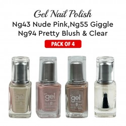 Ebo Gel Nail Polish Long Lasting Gel Set 4 Color Giggle Nude Pink Pretty Blush & Top Coat Ebo Gel Nail Polish Long Lasting Gel Set 4 Color Giggle Nude Pink Pretty Blush & Top Coat