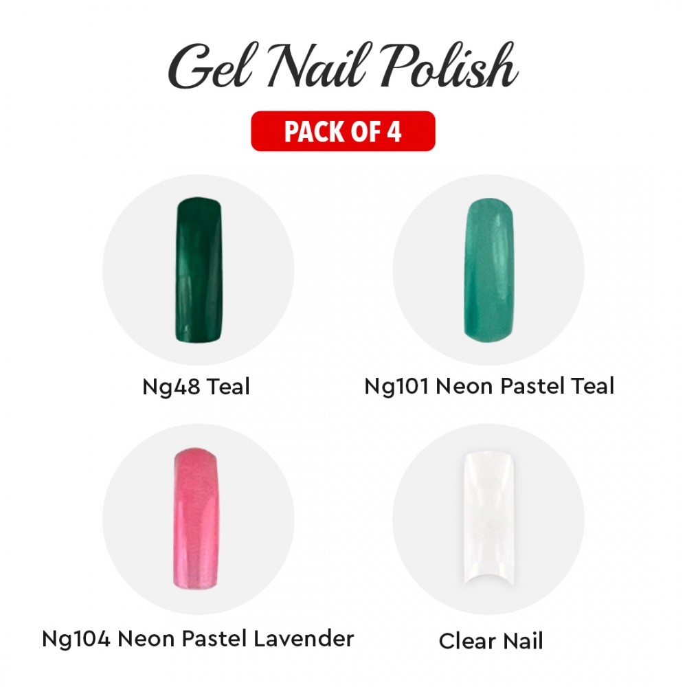 Free Shipping Ebo Gel Nail Polish Long Lasting Gel Set 4 color Neon Pasyel Lavender,Neon Pasyel Green, Teal & Top Coat Ebo Gel Nail Polish Long Lasting Gel Set 4 color Neon Pasyel Lavender,Neon Pasyel Green, Teal & Top Coat