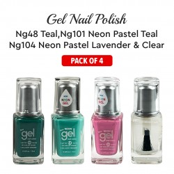 Ebo Gel Nail Polish Long Lasting Gel Set 4 Color Neon Pasyel Lavender,Neon Pasyel Green, Teal & Top Coat Ebo Gel Nail Polish Long Lasting Gel Set 4 Color Neon Pasyel Lavender,Neon Pasyel Green, Teal & Top Coat