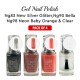 Free Shipping Ebo Gel Nail Polish Long Lasting Gel Set 4 color. New Silver Glitter, Neon Baby Orange, Bella & Top Coat Free Shipping Ebo Gel Nail Polish Long Lasting Gel Set 4 color. New Silver Glitter, Neon Baby Orange, Bella & Top Coat