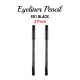 Free Shipping Ebo Eyeliner Pencil E01 Black 2 Pack