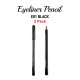 Free Shipping Ebo Eyeliner Pencil E01 Black 2 Pack