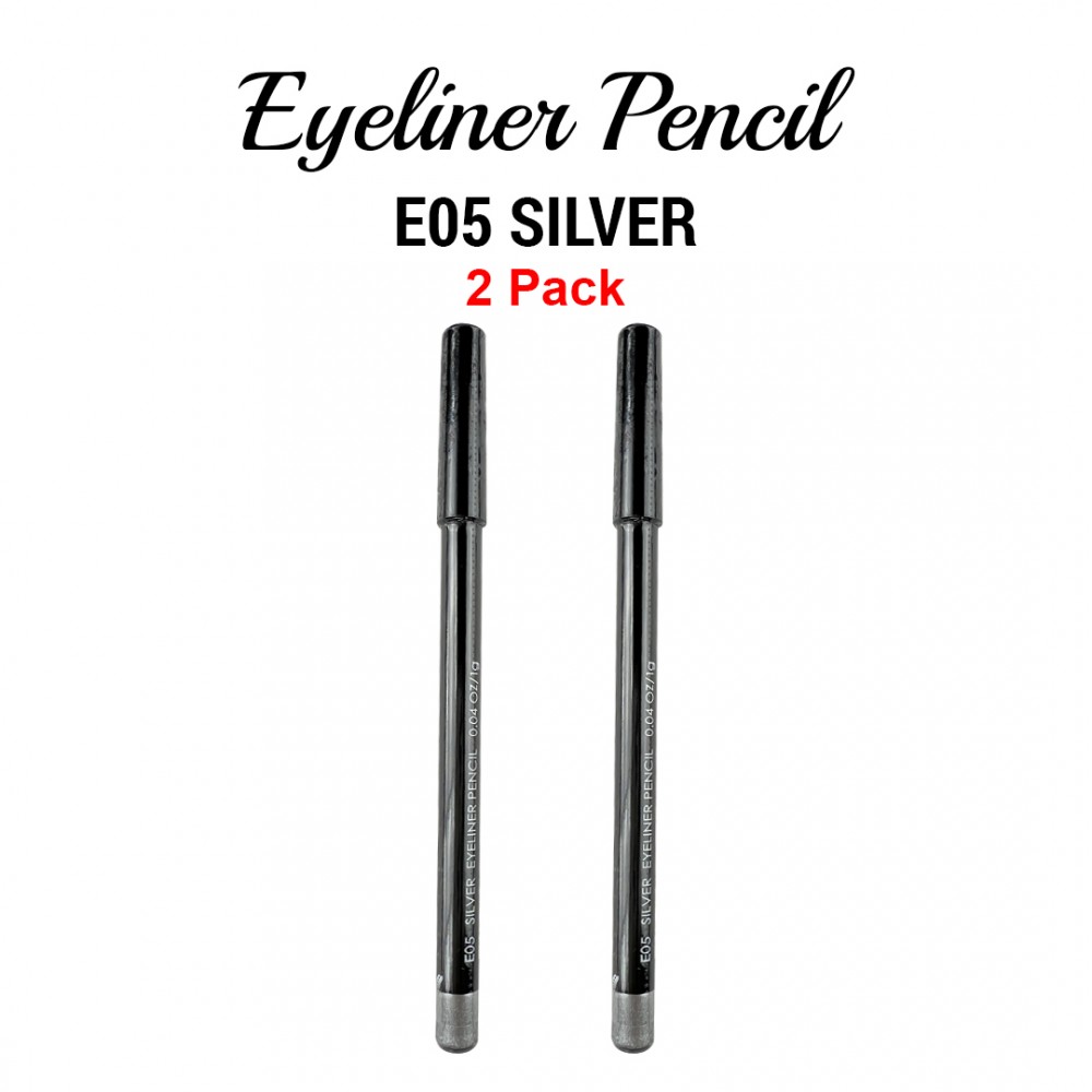 Free Shipping Ebo Eyeliner Pencil E05 Silver 2 Pack