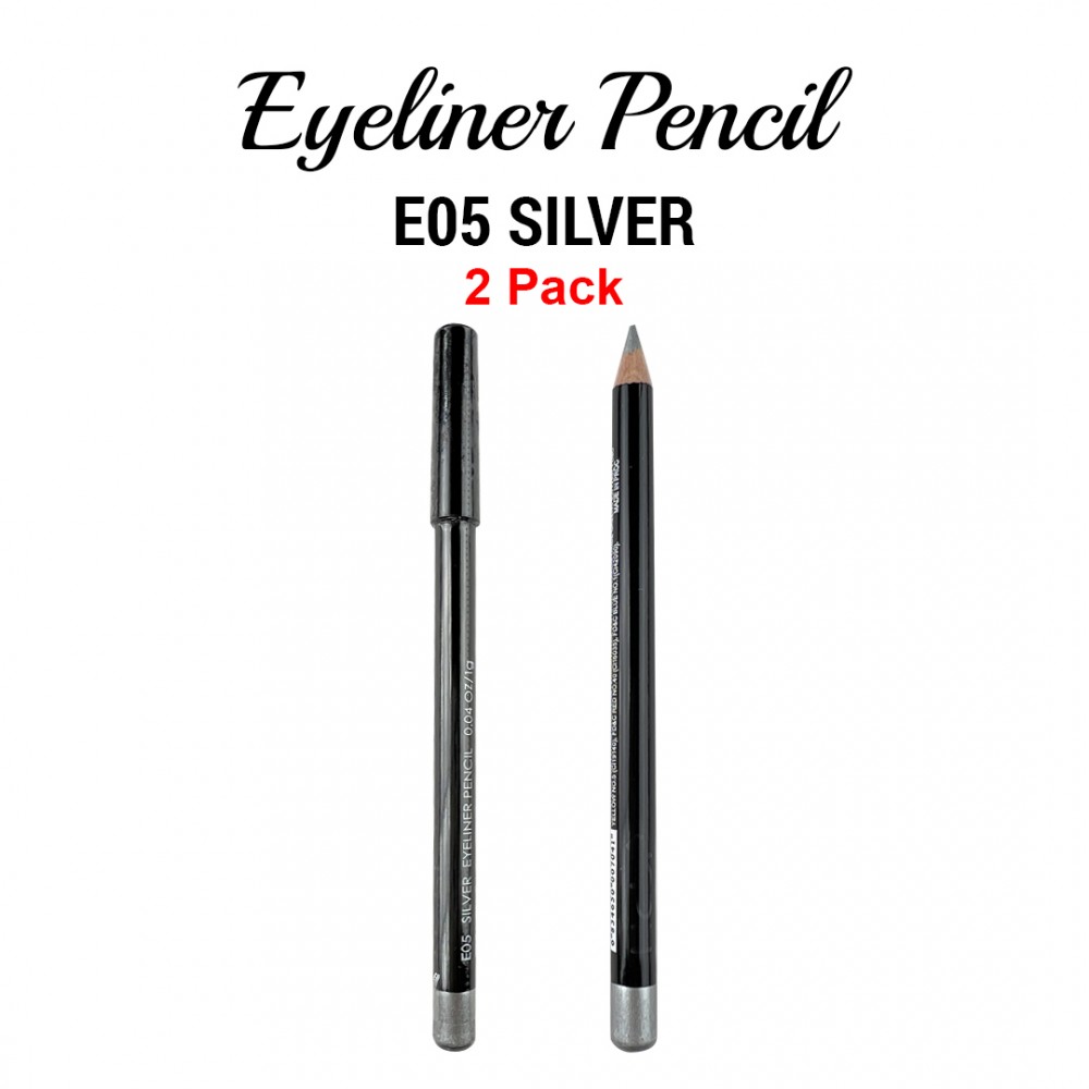 Free Shipping Ebo Eyeliner Pencil E05 Silver 2 Pack