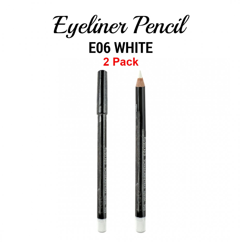 Free Shipping Ebo Eyeliner Pencil E06 White 2 Pack
