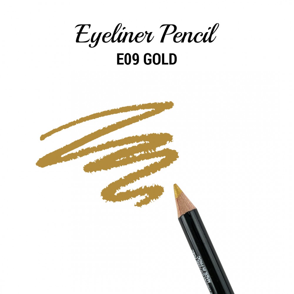 Free Shipping Ebo Eyeliner Pencil E09 Gold 2 Pack