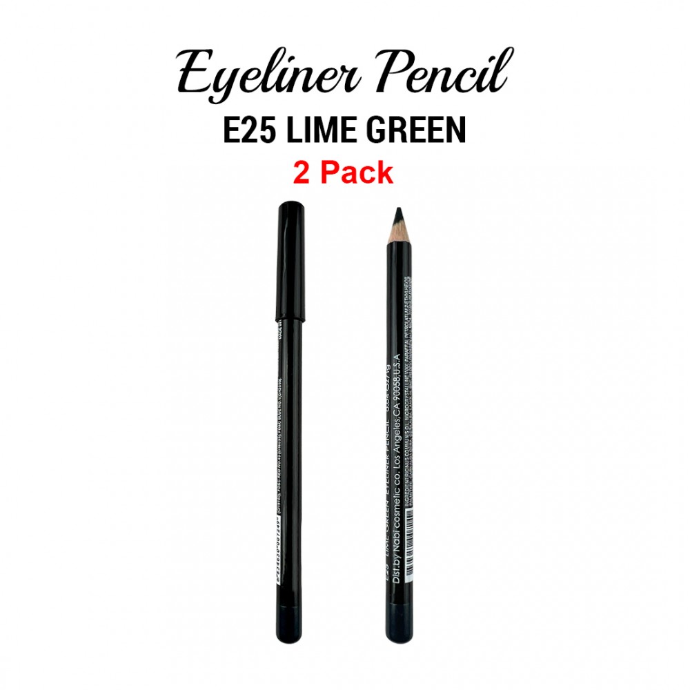 Free Shipping Ebo Eyeliner Pencil E25 Lime Green 2 Pack