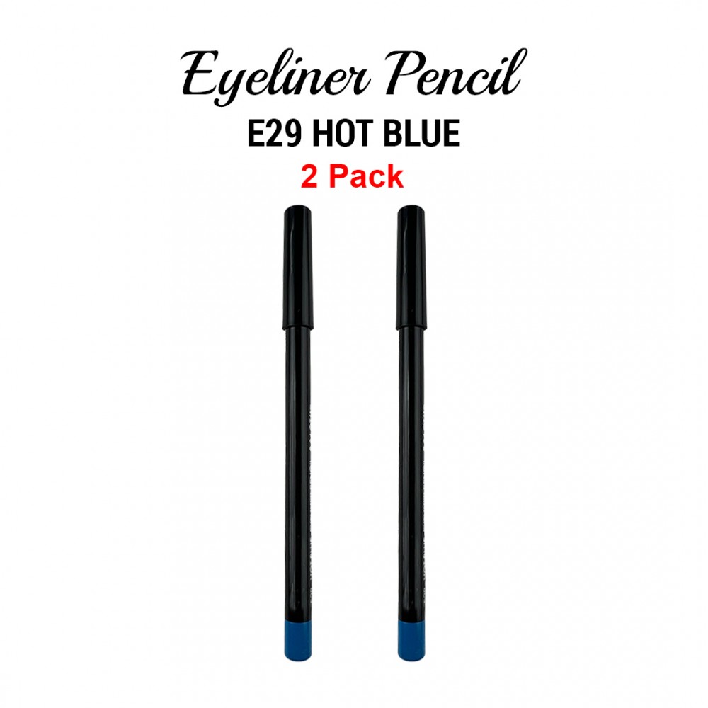 Free Shipping Ebo Eyeliner Pencil E29 Hot Blue 2 Pack
