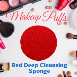 Ebo Cosmetic Makeup Sponge Red Cosmetic Sponge 2 Pcs Ebo Cosmetic Makeup Sponge Red Cosmetic Sponge 2 Pcs