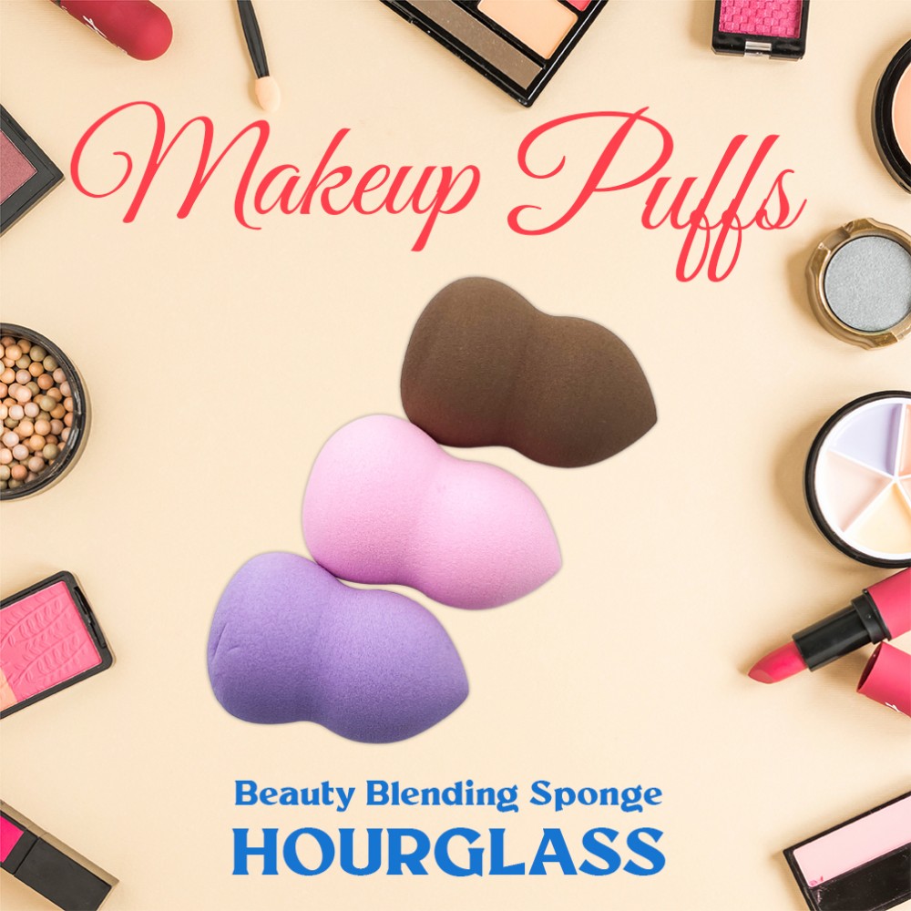 Free Shipping $35 Ebo Cosmetic Makeup Hourglass Sponge Powder Puff Foundation Sponge Blender Makeup Puff Hourglass Sponge Assorted color Ebo Cosmetic Makeup Hourglass Sponge Powder Puff Foundation Sponge Blender Makeup Puff Hourglass Sponge Assorted color