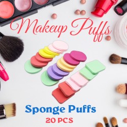 Ebo Cosmetic Makeup Sponge Powder Puff Foundation Sponge Blender Makeup Puff Assorted Sponge 20 Pcs Ebo Cosmetic Makeup Sponge Powder Puff Foundation Sponge Blender Makeup Puff Assorted Sponge 20 Pcs