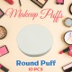 Ebo Cosmetic Makeup Sponge Powder Puff Foundation Sponge Blender Round Makeup Puff 10 Pcs