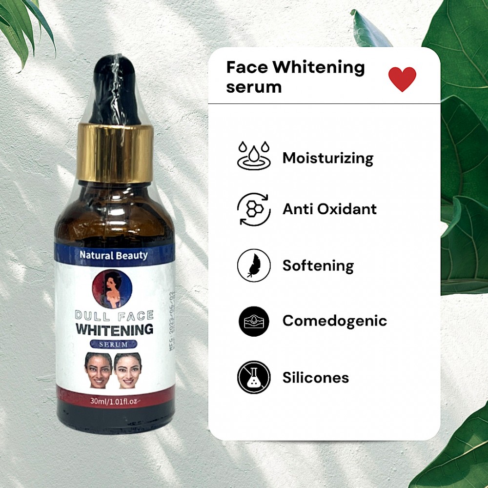 Free Shipping Natural Beauty Dull Face Whitening Serum - 30ml/1.01 fl. oz