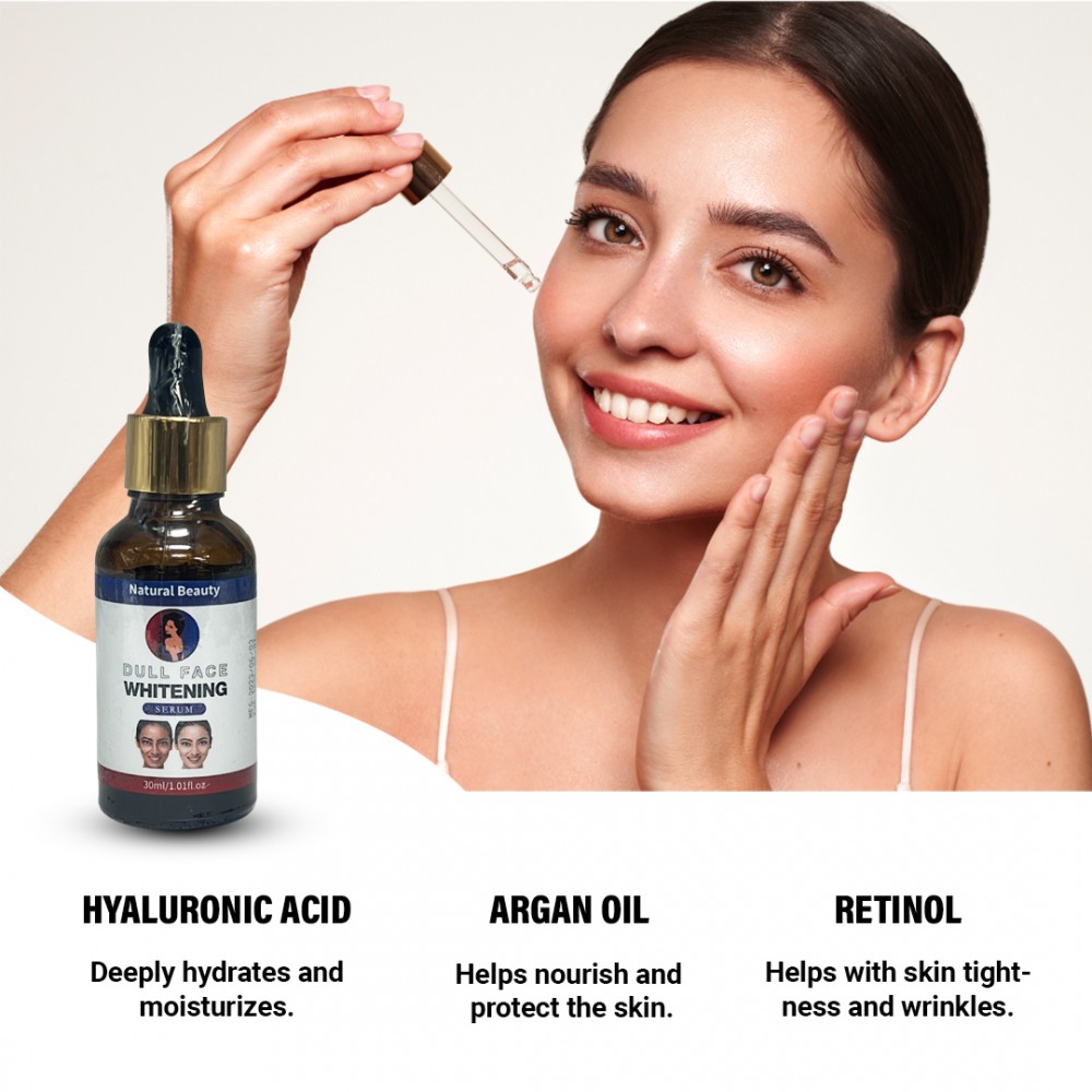 Free Shipping Natural Beauty Dull Face Whitening Serum - 30ml/1.01 fl. oz