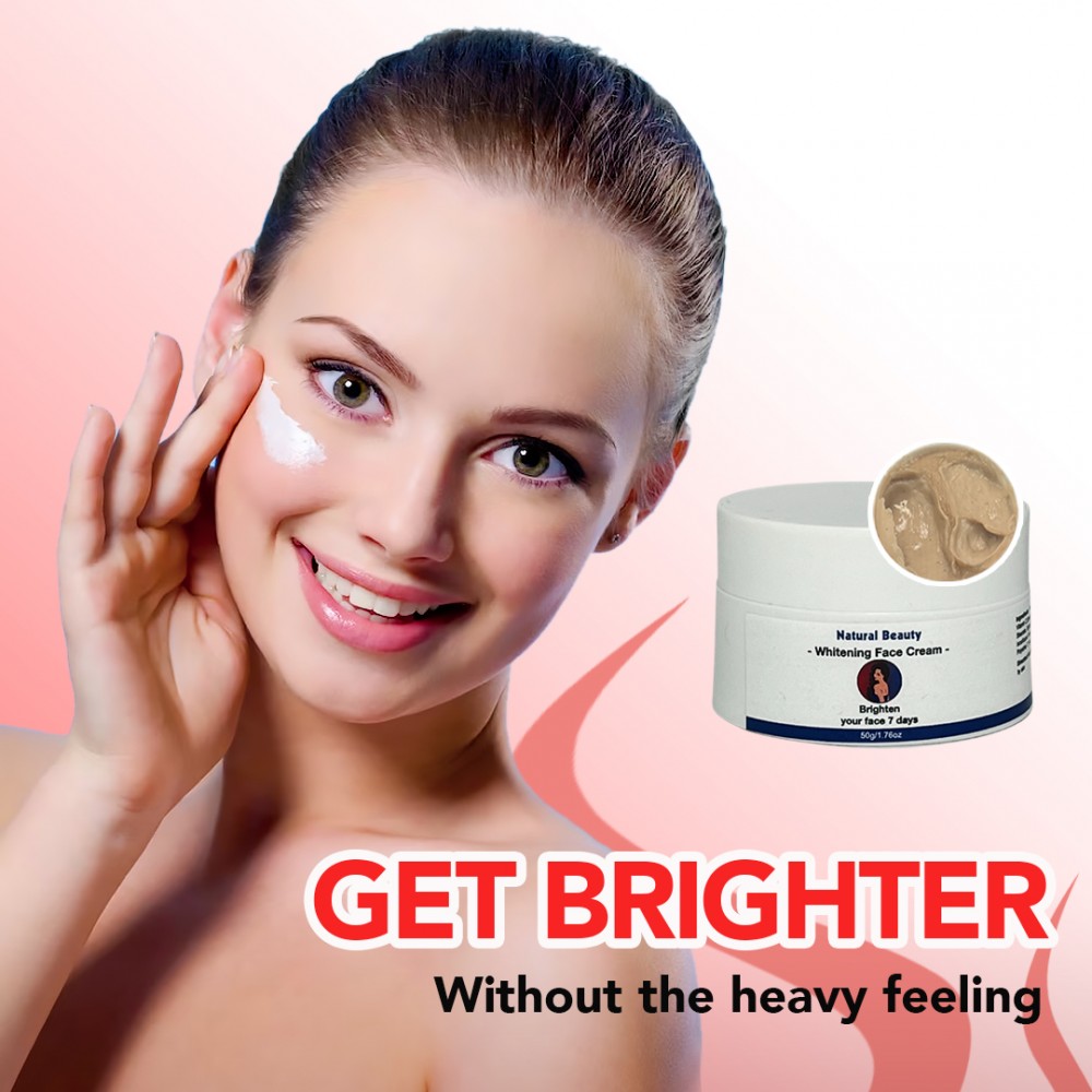 Free Shipping Natural Beauty Whitening Face Cream - 1.76 fl. oz
