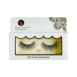 Natural Look 6D False Faux Mink Eyelashes 3d22