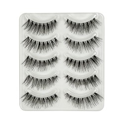 Natural Look 3D False Eyelashes 5 Pairs 011 Natural Look 3D False Eyelashes 5 Pairs 011