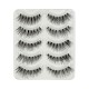 Free Shipping Natural Look 3D False Eyelashes 5 Pairs 011