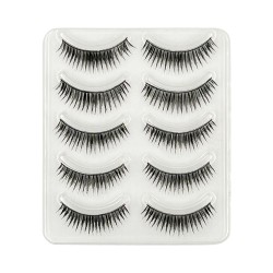 Natural Look 3D False Eyelashes 5 Pairs 012 Natural Look 3D False Eyelashes 5 Pairs 012