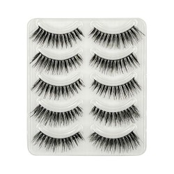 Natural Look 3D False Eyelashes 5 Pairs 021 Natural Look 3D False Eyelashes 5 Pairs 021