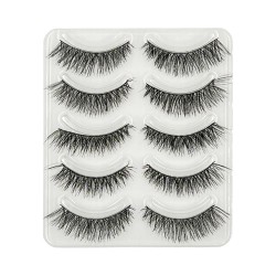 Natural Look 3D False Eyelashes 5 Pairs 031 Natural Look 3D False Eyelashes 5 Pairs 031
