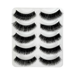 Natural Look 3D False Eyelashes 5 Pairs 050 Natural Look 3D False Eyelashes 5 Pairs 050