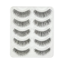 Natural Look 3D False Eyelashes 5 Pairs 055 Natural Look 3D False Eyelashes 5 Pairs 055