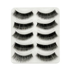 Natural Look 3D False Eyelashes 5 Pairs 057 Natural Look 3D False Eyelashes 5 Pairs 057