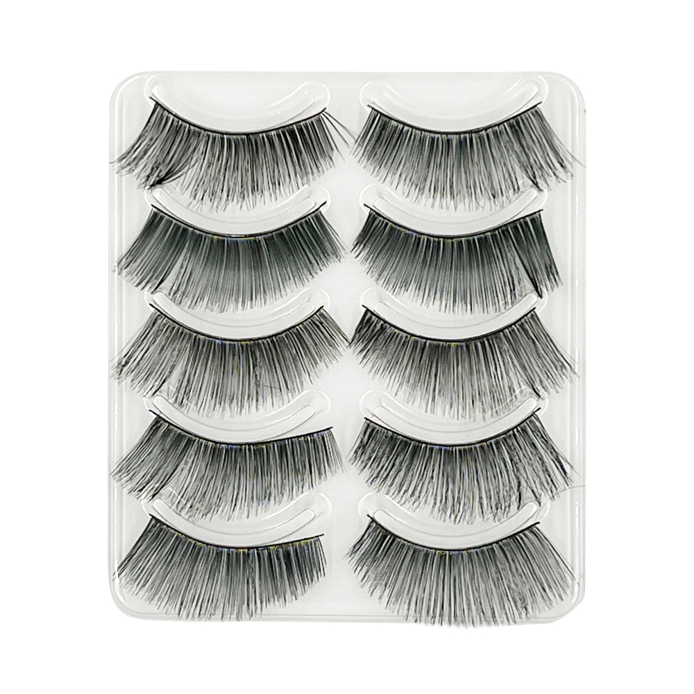 Free Shipping Natural Look 3D False Eyelashes 5 Pairs 059