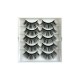 Free Shipping Natural Look Magnetic False Eyelashes With Eyeliner And Applicator 5 Pair Eyelashes Kit DS06