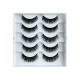 Free Shipping Natural Look Magnetic False Eyelashes With Eyeliner And Applicator 5 Pair Eyelashes Kit Ds27
