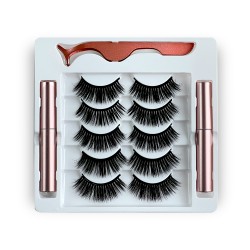 Natural Look Magnetic False Eyelashes With Eyeliner And Applicator 5 Pair Eyelashes Kit Ds29 Natural Look Magnetic False Eyelashes With Eyeliner And Applicator 5 Pair Eyelashes Kit Ds29