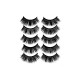 Free Shipping Natural Look Magnetic False Eyelashes With Eyeliner And Applicator 5 Pair Eyelashes Kit Ds29
